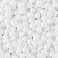 Шарики пенопласт, Белый, 6-8 мм