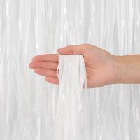 Занавес Дождик Белый, Макарунс, 100*200 см