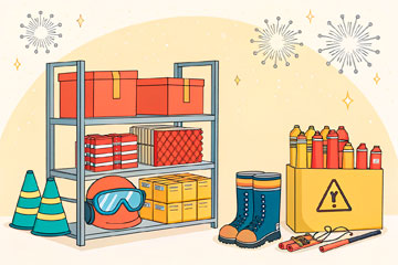 Правила хранения пиротехники