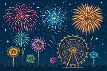 Виды пиротехнических эффектов