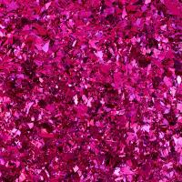 Конфетти дробленые Фуксия, Металлик