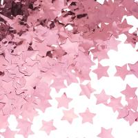 Конфетти фольга Звезда, Розовое Золото, Металлик, 2,5 см