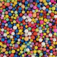Шарики пенопласт, Ассорти, 6-8 мм