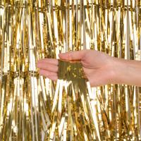 Занавес Дождик Светлое золото, Металлик, 100*200 см, 1 шт.