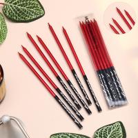 Свечи в торт "Праздник", красный с чёрным