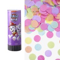 Хлопушка пружинная (4/10 см), Щенячий патруль, Круги тишью, Ассорти