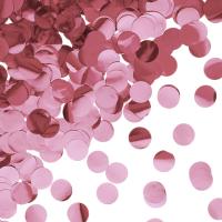 Конфетти фольга Круг, Розовое Золото, Металлик, 2 см