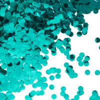 Конфетти фольга Круг, Тиффани, Металлик, 1 см