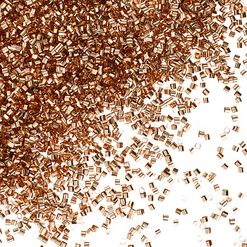 Конфетти фольга Цилиндры, Розовое Золото, Металлик, 0,2 см, 20 г.