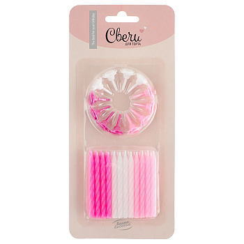 Свечи Ассорти для девочки, 24 шт.