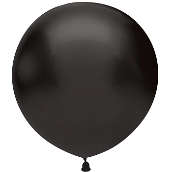 Шар (24''/61 см) Черный (807), пастель