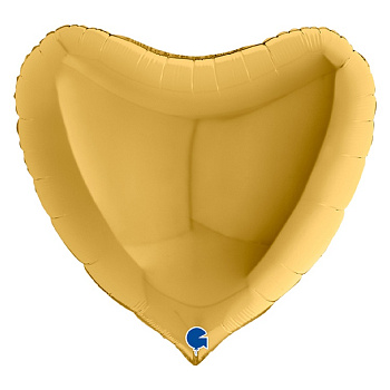 Г Б/РИС СЕРДЦЕ 36" МеталликGold 5