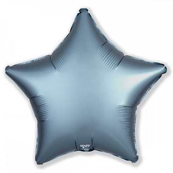Шар Звезда, Сатин, Steel Blue 