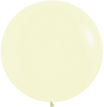 Шар (24''/61 см) Светло-желтый (620), макарунс