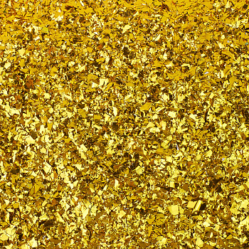 Конфетти дробленые Яркое золото, Металлик, 20 г.
