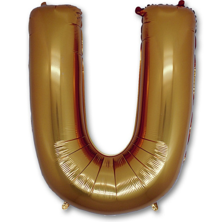 Г БУКВА U  40" Gold