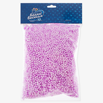 Шарики пенопласт, Сиреневый, 2-4 мм