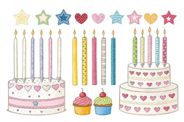 Виды тортовых свечей: от классики до эффектных решений