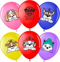 Шар (12''/30 см) Щенячий Патруль, Ассорти, пастель