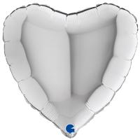 Г Б/РИС СЕРДЦЕ 18" Металлик Silver Г Б/РИС СЕРДЦЕ 18" Металлик Silver