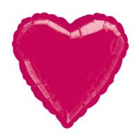 АБ/Рис Сердце 18" Металик