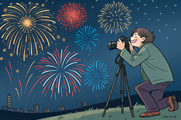 Как сделать красивое фото фейерверк