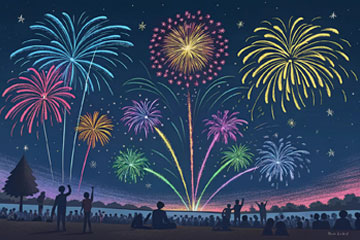 Световые шоу как альтернатива фейерверкам