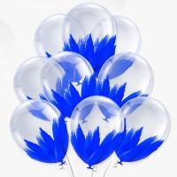 Браш 14"35 см Кристалл + Синий