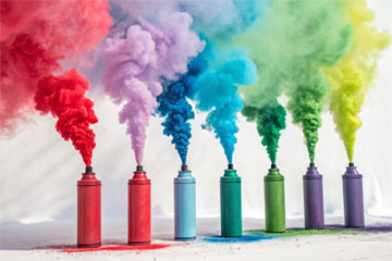 Выбор дымовых шаров для ярких фотосессий