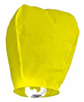 Небесный фонарик ( жёлтый ) 