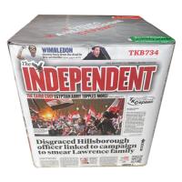 Батарея салютов "THE INDEPENDENT" 1.2" 36 выстр.