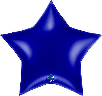 Шар (36''/91 см) Звезда, Темно-синий