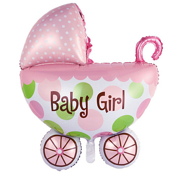 Шар Фигура коляска " Baby Girl"