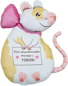 Шар (35''/89 см) Фигура, Крыска