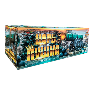 Батарея салютов "Царь пушка" 1-1,75" 188в