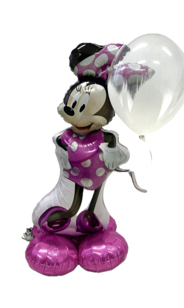 Шар  43"109 см Фигура на подставке "Минни Маус"
