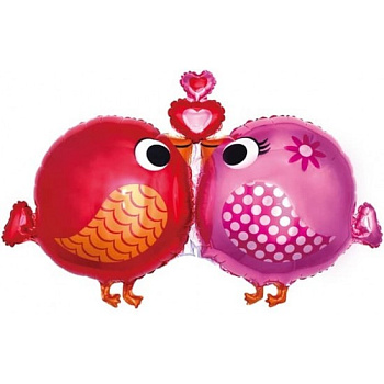 Шар (38"/97 см) Фигура, Влюбленные птички