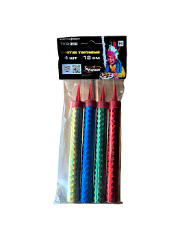 Фонтан тортовый 12CM цветной 