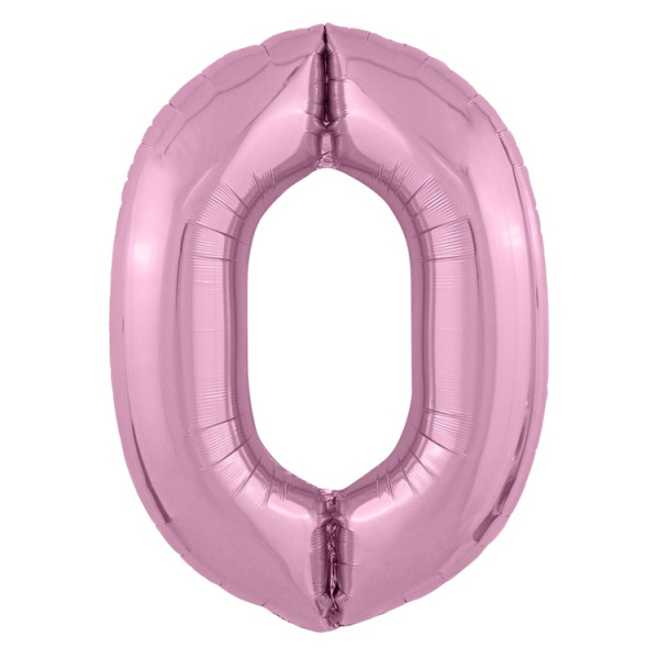 Шар фольгированный 40" цвет фламинго Slim, Цифра (Шар фольгированный 40" цвет фламинго Slim, Цифра (0))