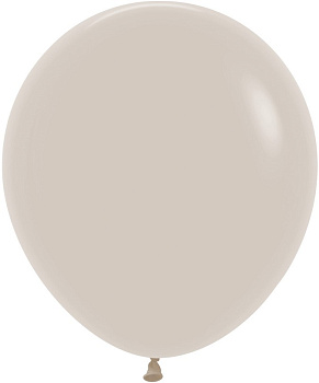 Шар (18''/46 см) Белый песок (071), пастель